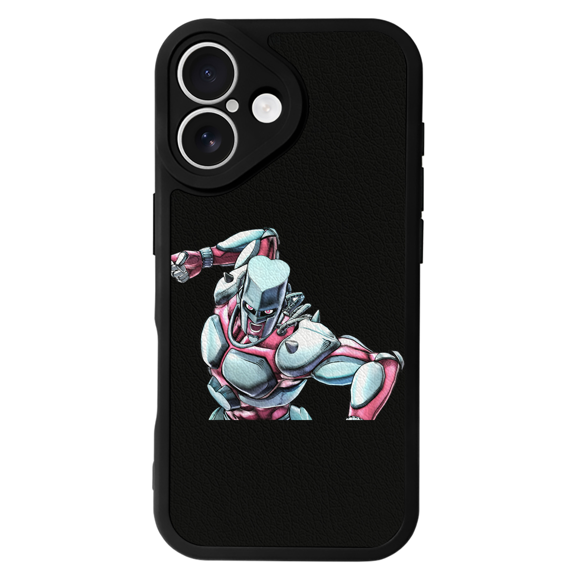 （画像用） ジョジョの奇妙な冒険 ひがしかた じょうすけ JoJo's Bizarre Adventure Higashikata Josuke 【iPhone 16シリーズ対応】シリコンスマホケース（レザー調） 材質：シリコン